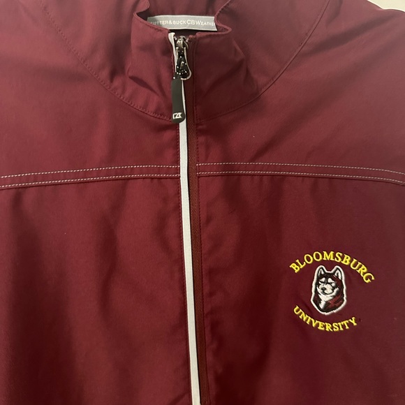 Bloomsburg University quarter zip 100% polyester pull over windbreaker… Large - Picture 3 of 12